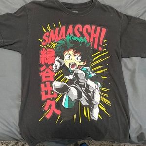 My Hero Academia Tee from Funimation, Black, Size M